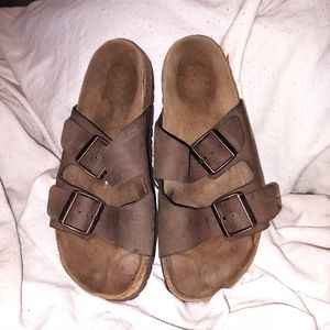 Birkenstock Betulla Arizona Chocolate suede sz 39N